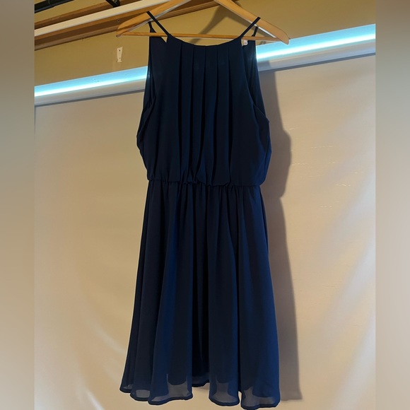 Lush Dresses & Skirts - Navy Blue Casual Dress